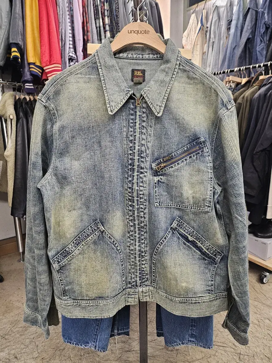 Vtg Double RL Denim Jacket